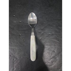 Corelle Shadow Iris Spoon, Corning Flatware, Plastic Handle Utensil, Vtg‎ Spoon